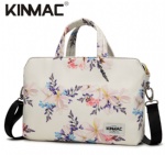 Kinmac Chinese Flowering Crabapple 360° Protective Laptop Hand Bag Case with Handle and Detachable Shoulder