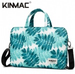 Kinmac Olive Leaf 360° Protective Laptop Hand Bag Case with Handle and Detachable Shoulder