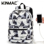 Kinmac Mountain Waterproof  Laptop Backpack Travel School Business Bag