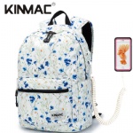 Kinmac Lavender Waterproof  Laptop Backpack Travel School Business Bag