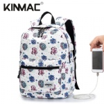 Kinmac Fleshiness Waterproof  Laptop Backpack Travel School Business Bag