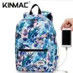 Kinmac Sea Grass Waterproof  Laptop Backpack Travel School Business Bag