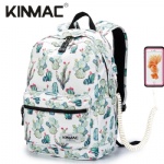 Kinmac Cactus Waterproof  Laptop Backpack Travel School Business Bag