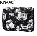 Kinmac Grey Rose 360° Protective Laptop Sleeve Bag Case