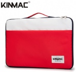Kinmac Red and White 360° Protective Laptop Sleeve Bag Case